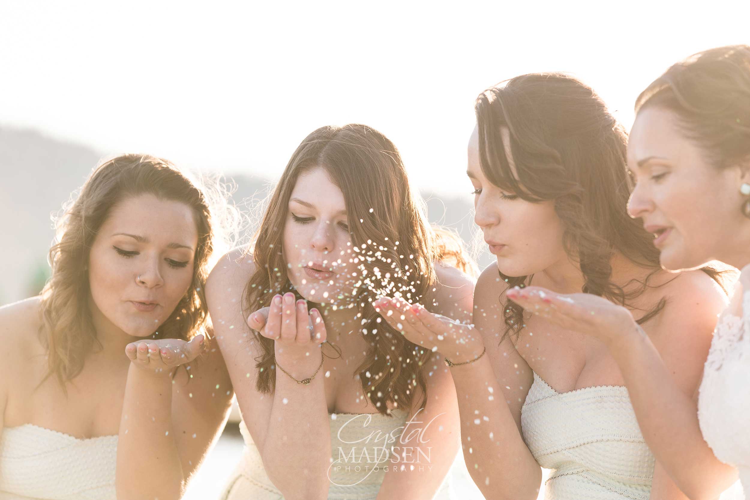 Lakeside Glitter Wedding